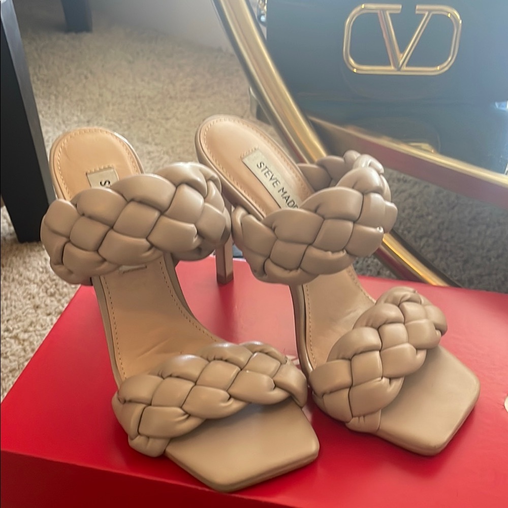 Steve Madden Women's Braided Tan Heels